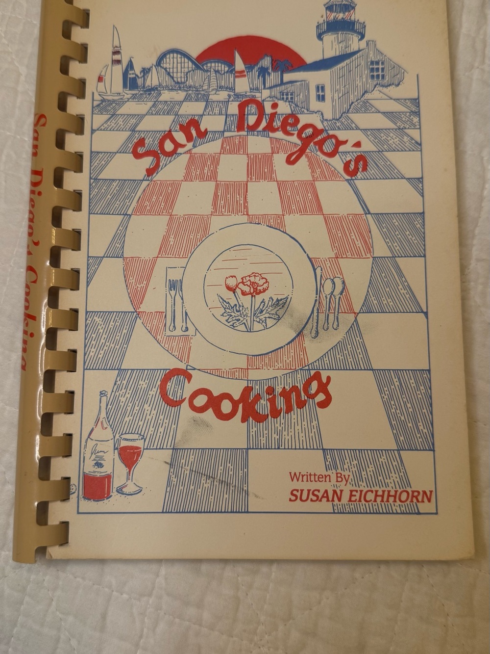 San Diego's Cooking Cookbook - Red and Blue Cover by Susan Eichhorn